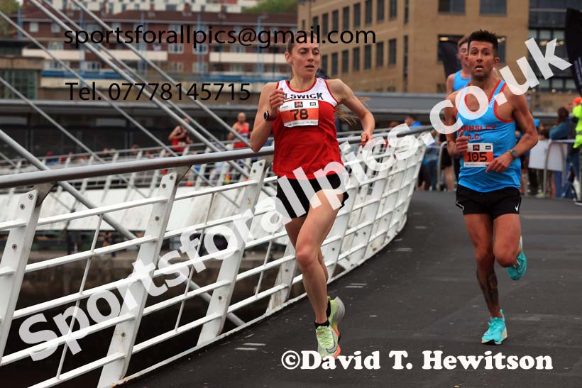 The 2025 Quayside 5k, Newcastle-Gateshead, Wednesday, April 23rd. Photo: David T. Hewitson/Sports for All Pics